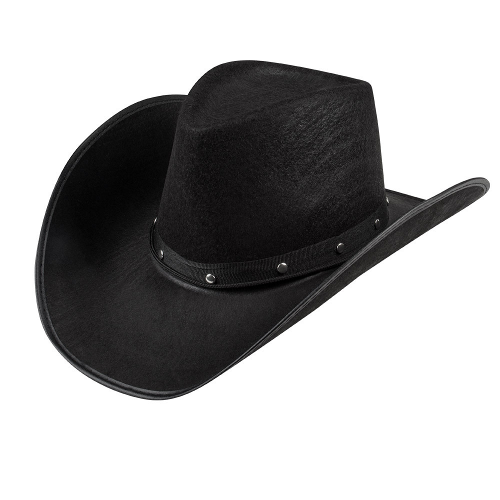 Boland Carnaval verkleed Cowboy hoed Billy Boy - zwart - volwassenen - Western thema Top Merken Winkel